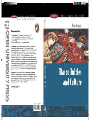 cover image of Masculinities and Culture
